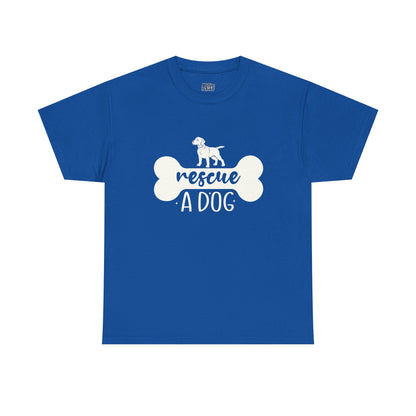 Rescue a Dog Unisex Cotton T-shirt | Dog Lover