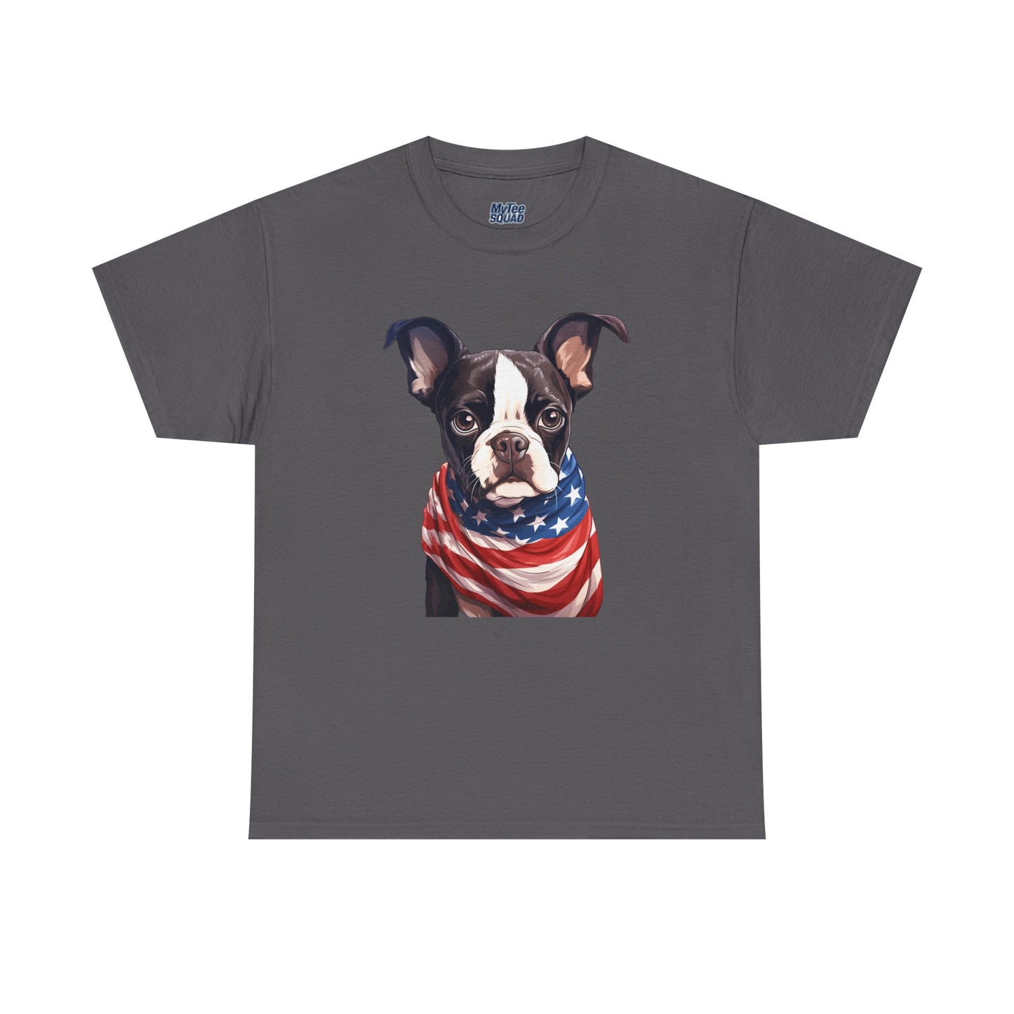 Patriotic Boston Terrier Unisex T-Shirt