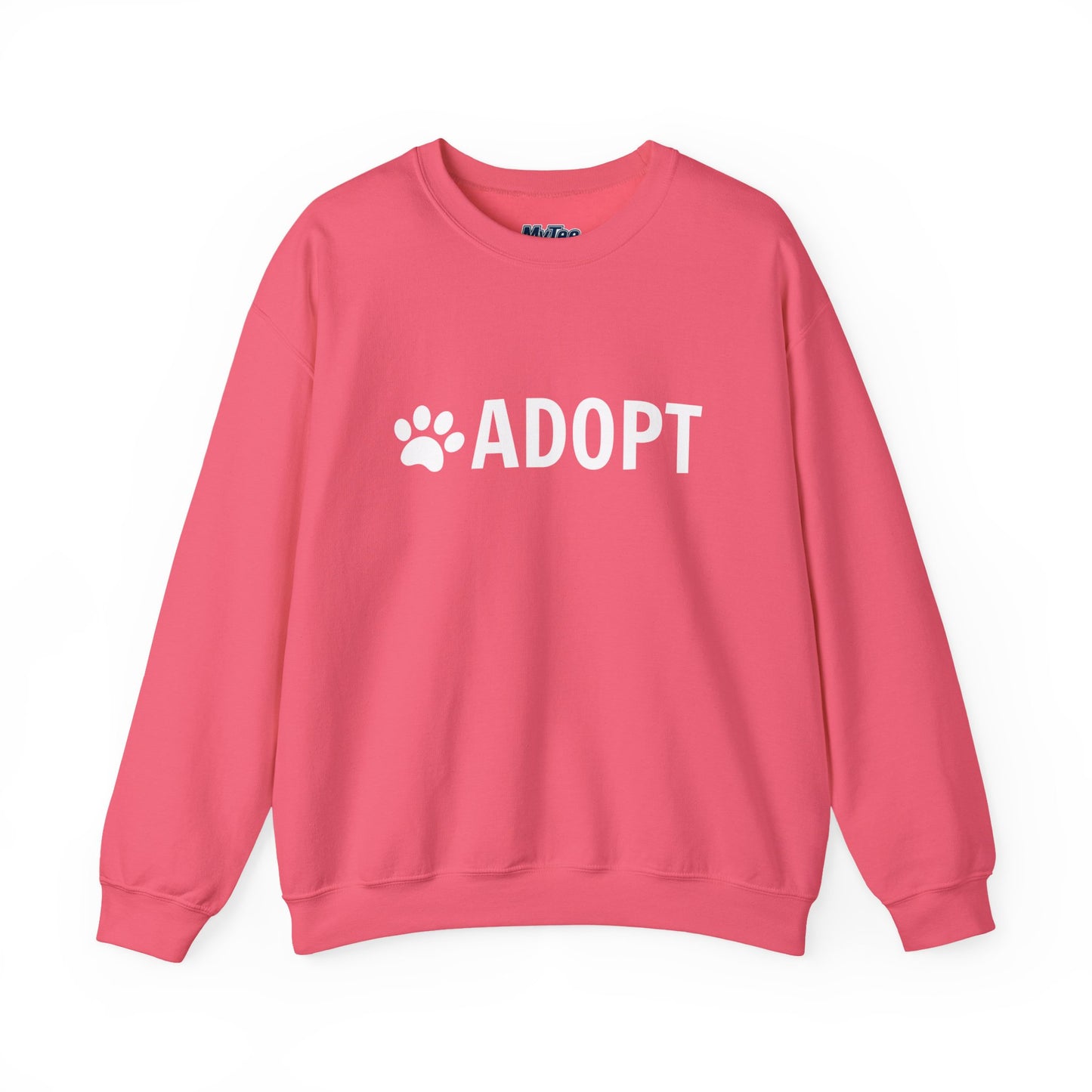Adopt Pet Lover Crewneck Sweatshirt | Dog Rescue Inspired