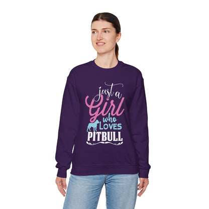 Just A Girl Who Loves Pitbull Sweatshirts