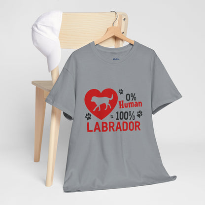 0 % Human, 100% Labrador Unisex T-Shirts