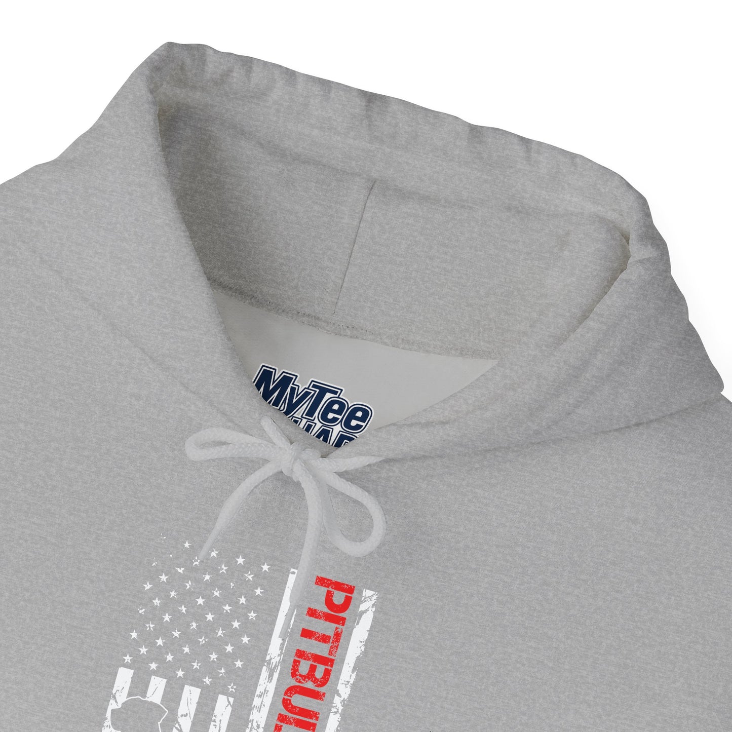 Patriotic Pitbull Dad Hoodie - Gift for Father's Day