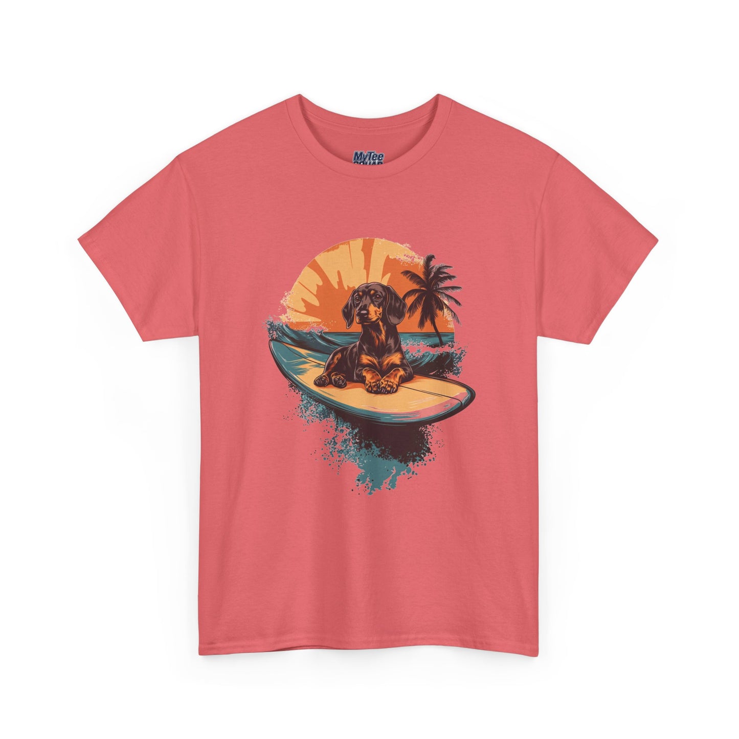 Dachshund Beach Vibes T-Shirt – Chill Summer Dog Style