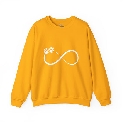 Infinity Paw Print Hoodie - Warm & Minimalist