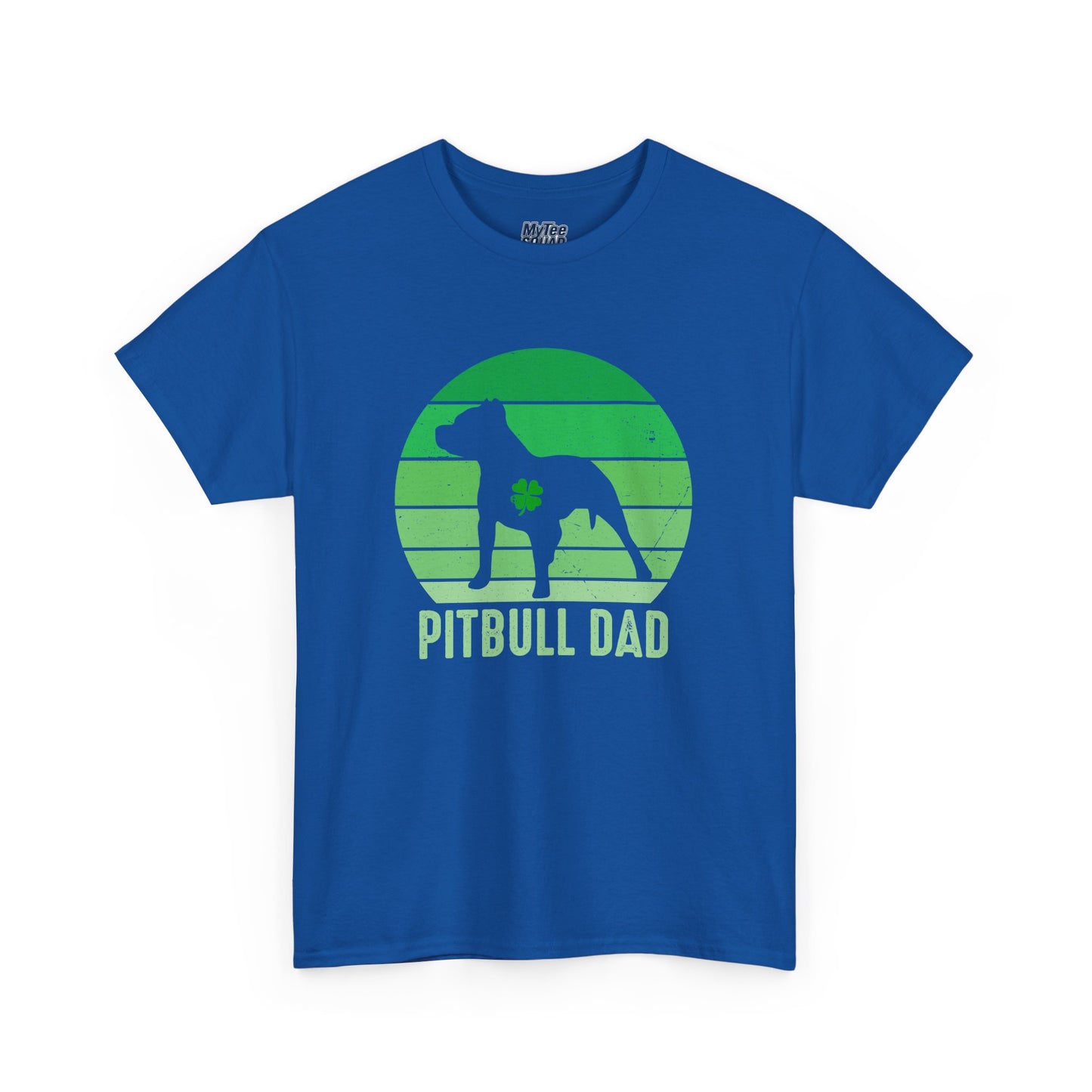Pitbull Dad Heavy Cotton Tee | Father's Day Gift