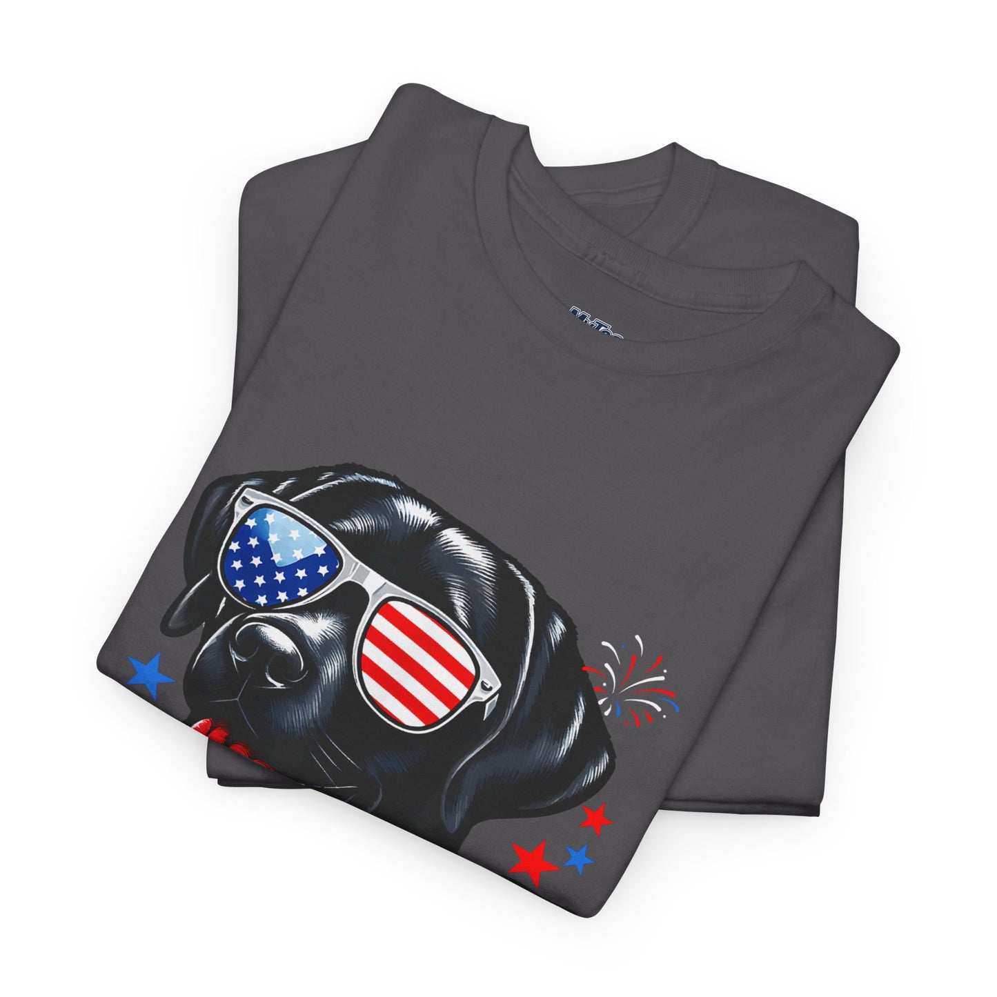 Patriotic American Labrador Retriever With Sunglasses Unisex T-Shirt