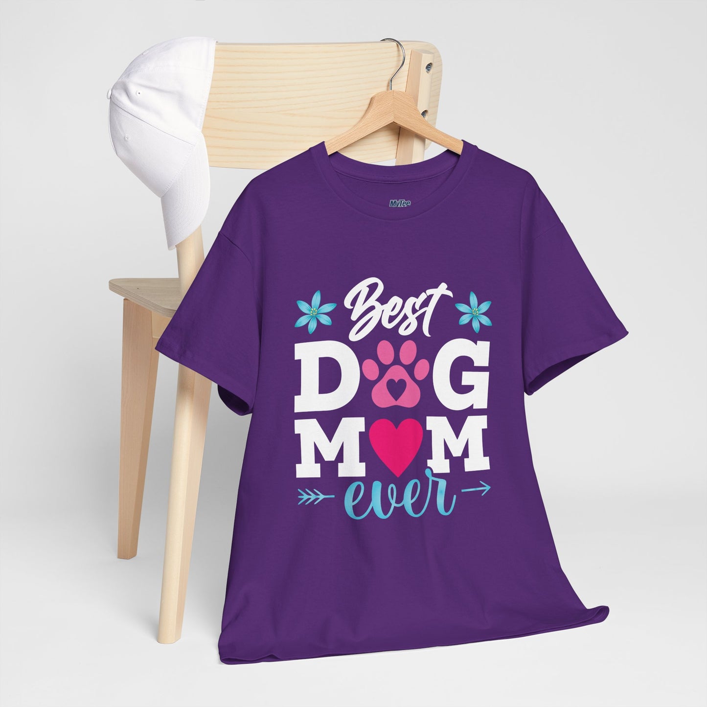 Best dog Mom Ever Cotton T-Shirt