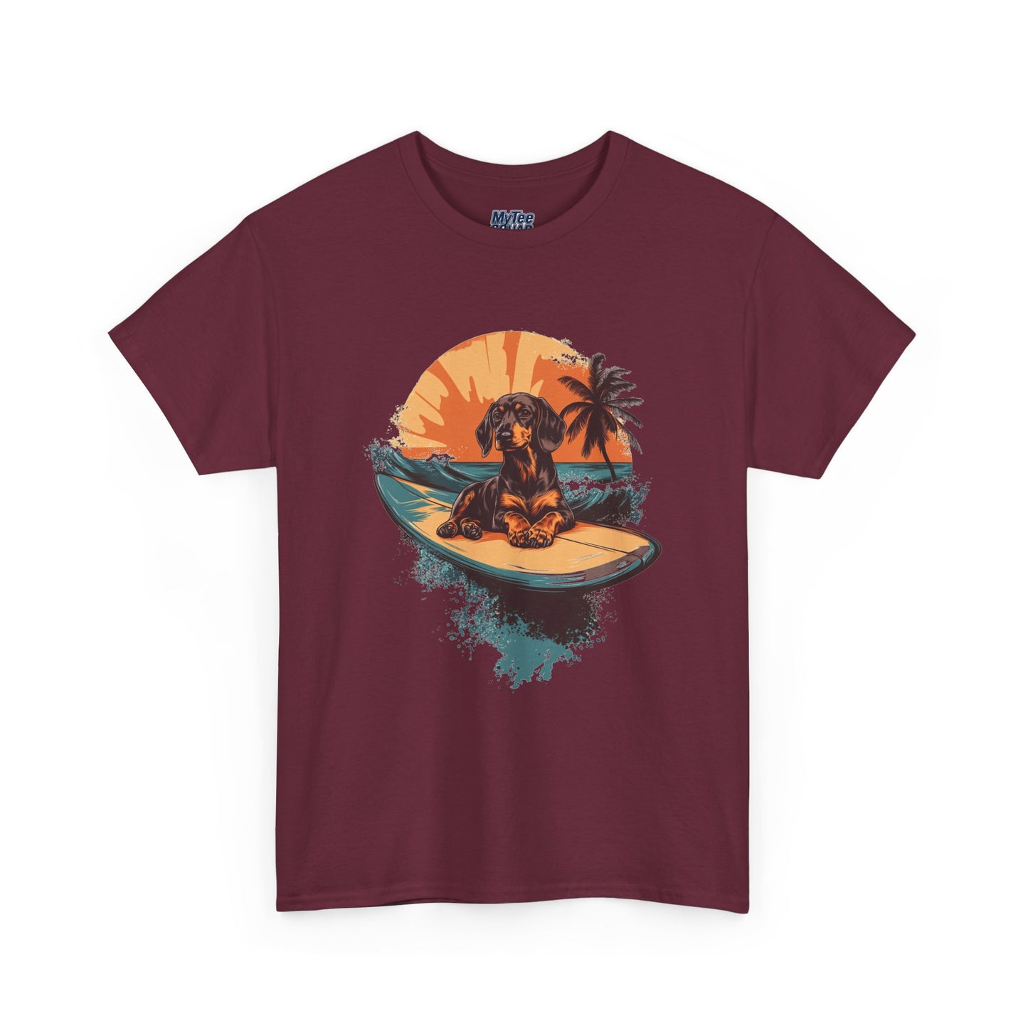 Dachshund Beach Vibes T-Shirt – Chill Summer Dog Style