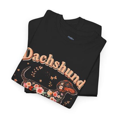 Dachshund Mama T-Shirt – Cute Floral Pup Lover Tee
