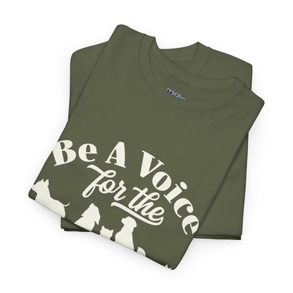 Be A Voice For The Voiceless Unisex T-Shirt | Empowering Animal Rescue Tee