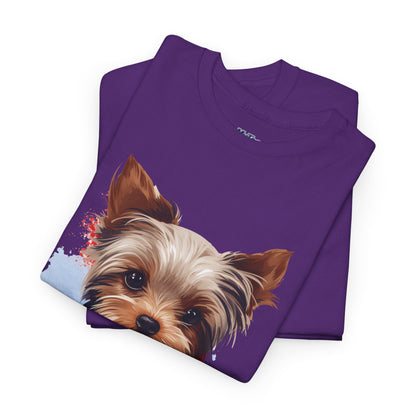 Patriotic Yorkshire Terrier Unisex T-Shirt