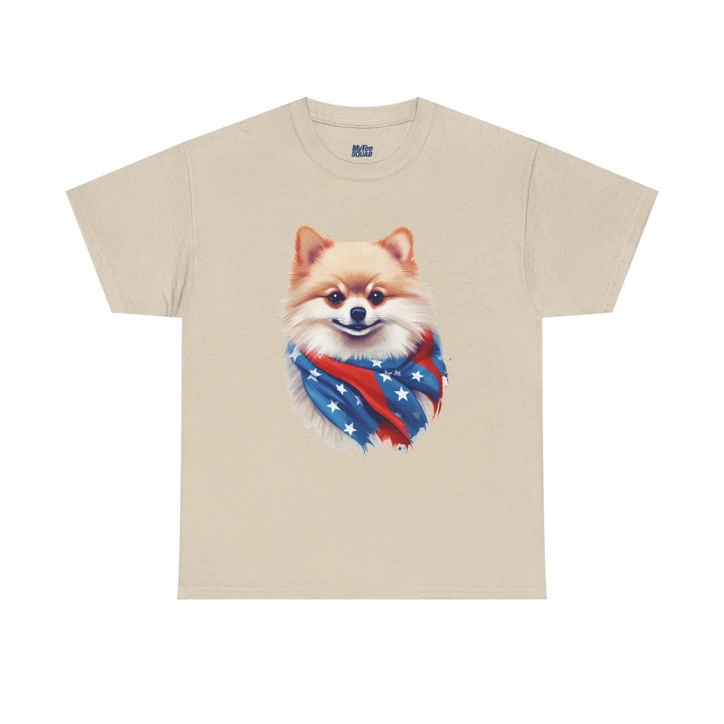 Patriotic pomeranian Unisex T-Shirt