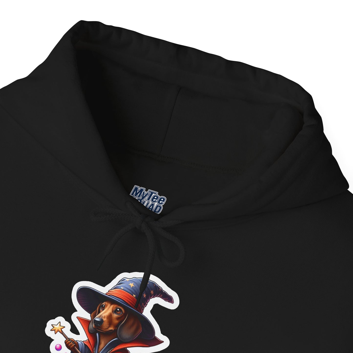 Dachshund Wizard Unisex Hoodie – Bewitching Dog Graphic