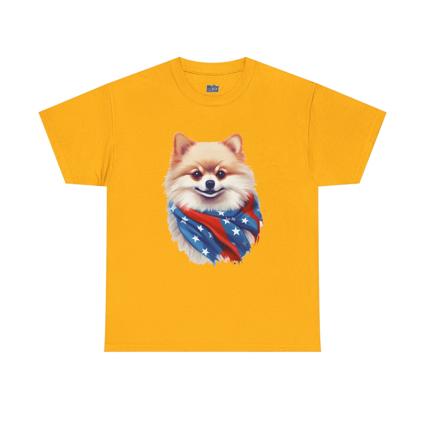 Patriotic pomeranian Unisex T-Shirt