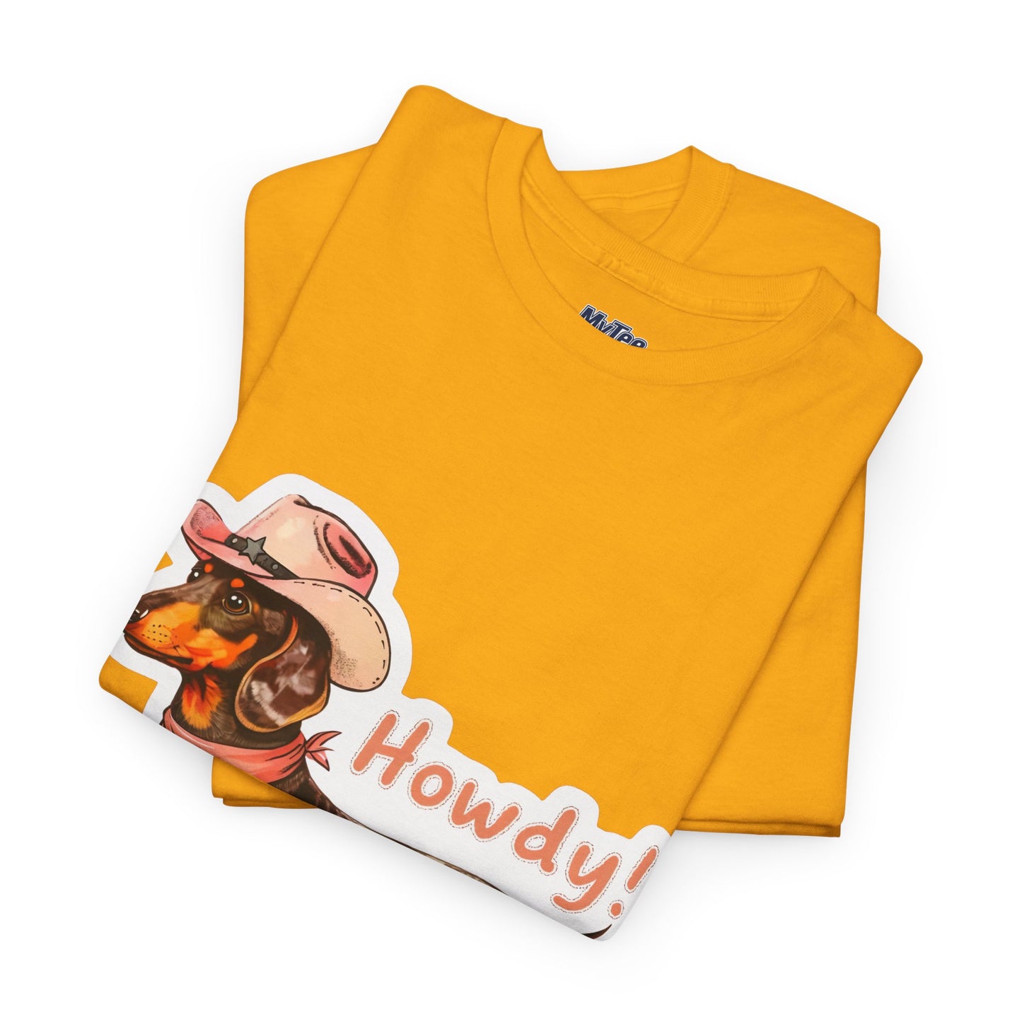 Dachshund Howdy Unisex T-Shirt – Southern Charm For Pup Fans
