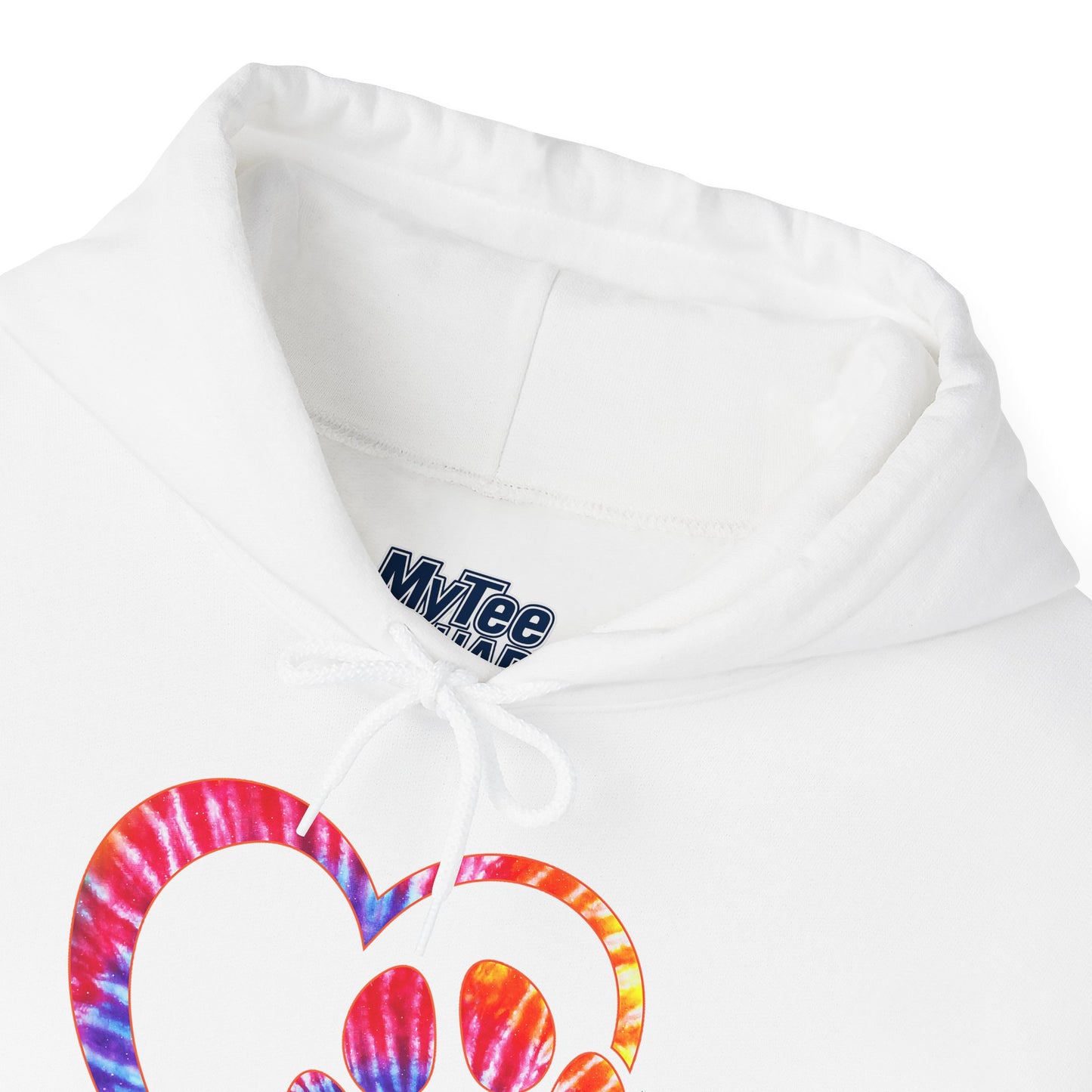 Paw Love Tie-Dye Hoodie – Wear Your Heart In Color