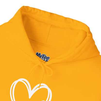 Minimal Paw Heart Unisex Hoodie – Dog Lover’s Comfort
