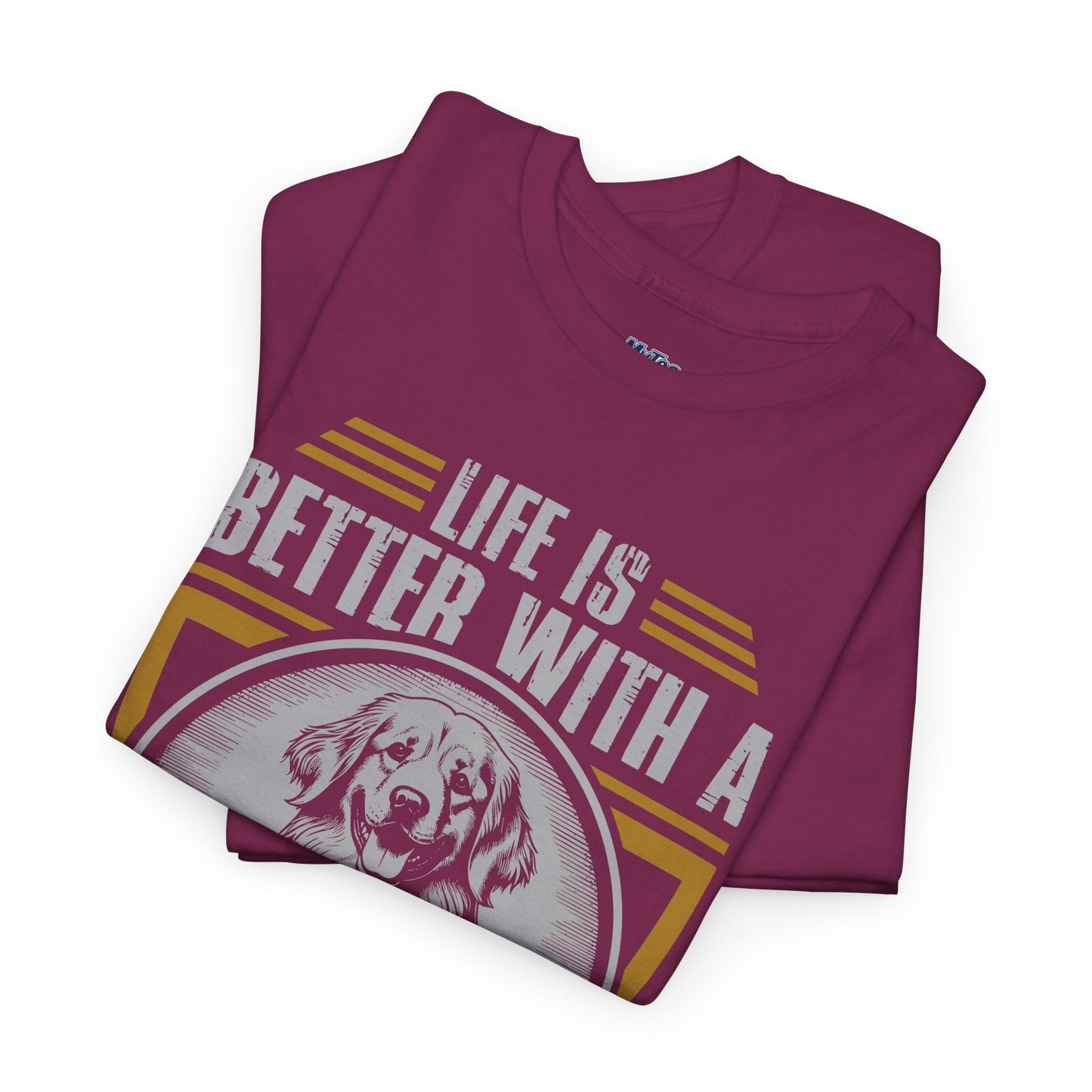Life Is Better With A Golden Retriever Unisex T-Shirt