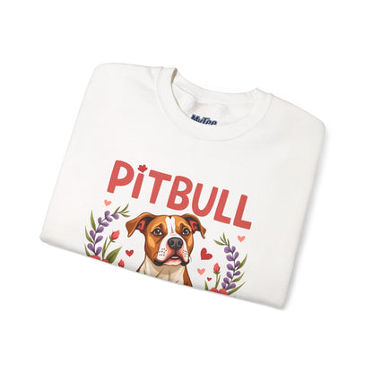 Pitbull Mama Life Sweatshirt – Comfy Wear for Pup Moms