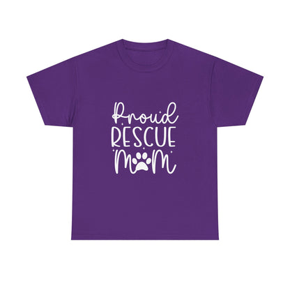 Proud Rescue Mom T-Shirt | Gift For Dog Mom