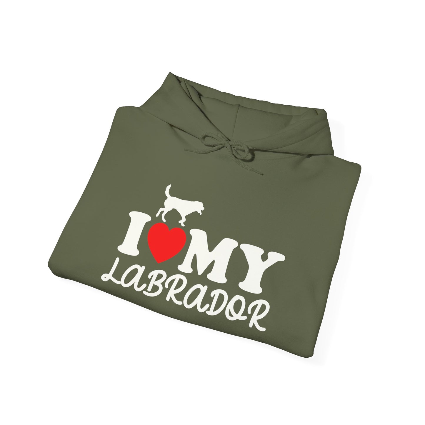 I Love My Labrador Unisex Hoodie | Adorable Warmth for Dog People