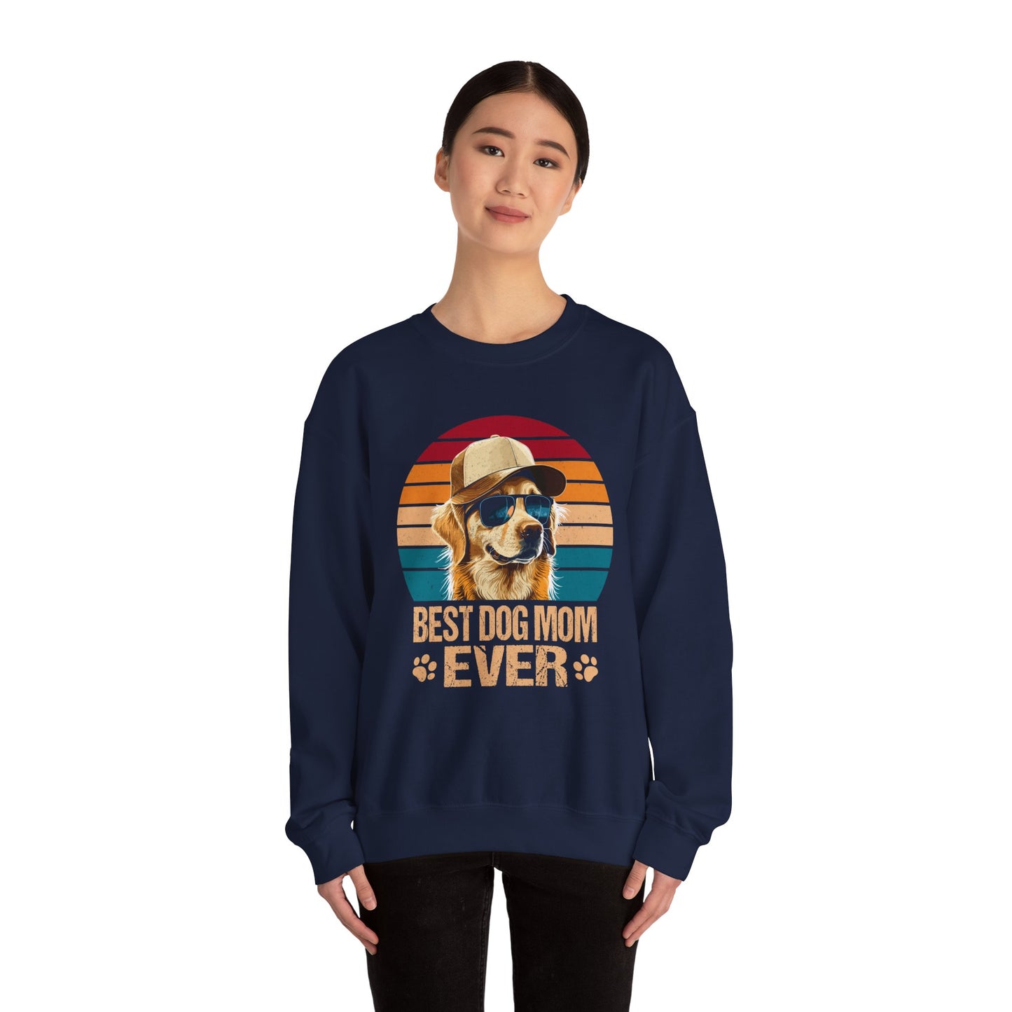 Best Dog Mom Ever Golden Retriever Sweatshirt