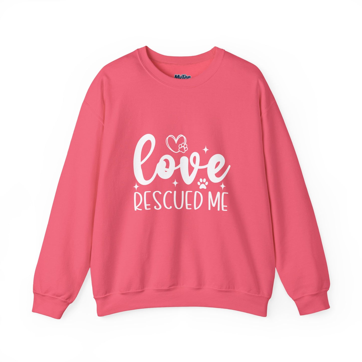 Love Rescued Me Unisex Sweatshirt – Heartfelt Dog Adoption Apparel