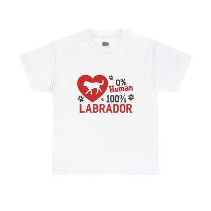 0 % Human, 100% Labrador Unisex T-Shirts