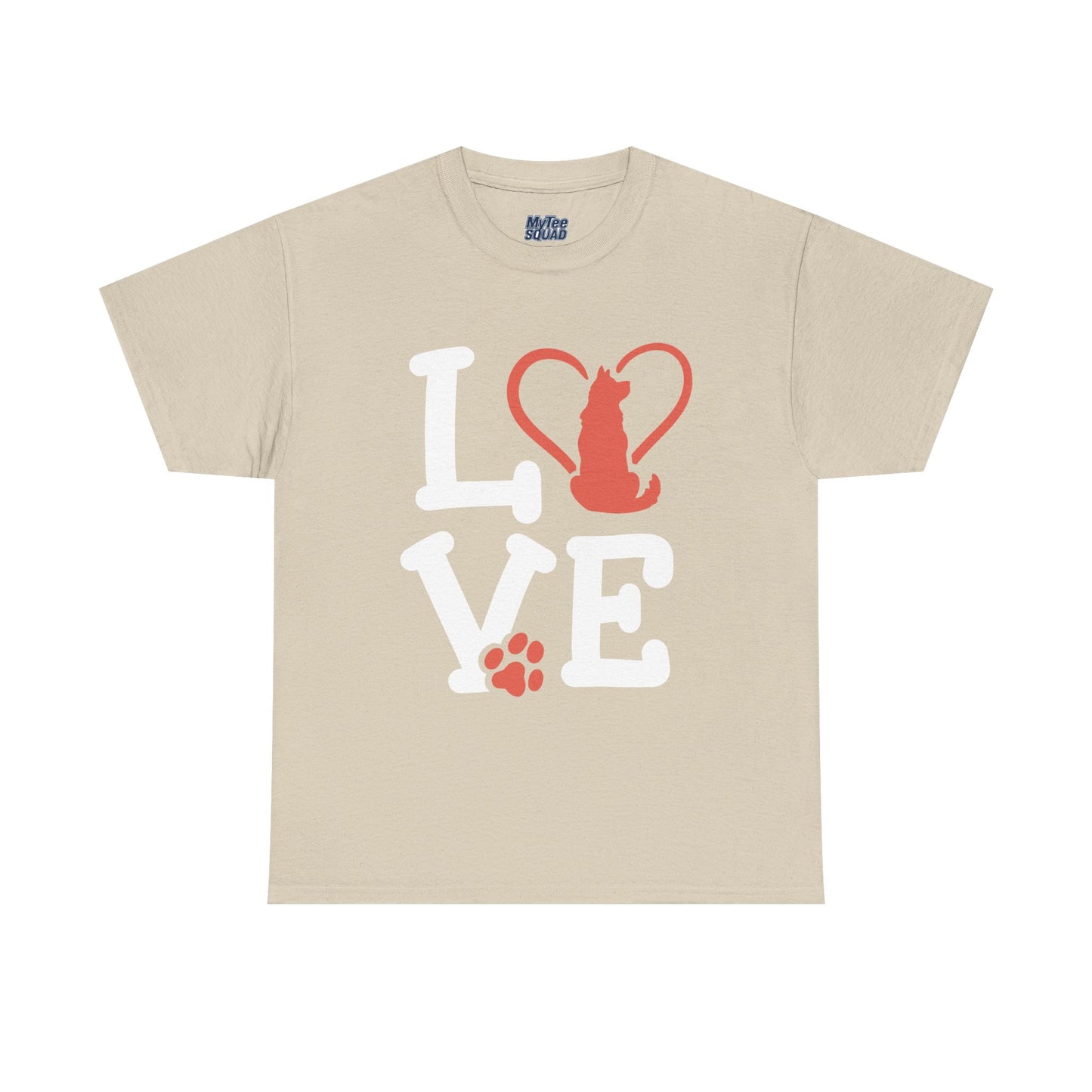 Love Dog Heart T-Shirt