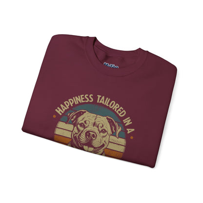 Happiness Tailored In A Pitbull Smile Unisex Sweatshirt