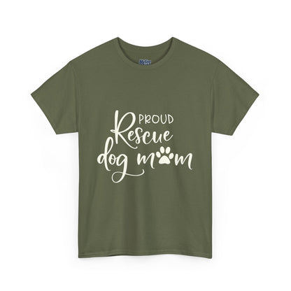 Proud Rescue Dog Mom T-Shirt | Pet Lover Gift