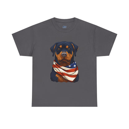 Patriotic Rottweiler Unisex T-Shirt
