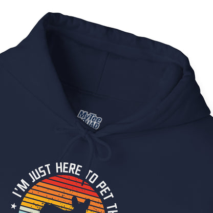 I'm Just Here To Pet The Labrador Retiever Unisex Hoodie