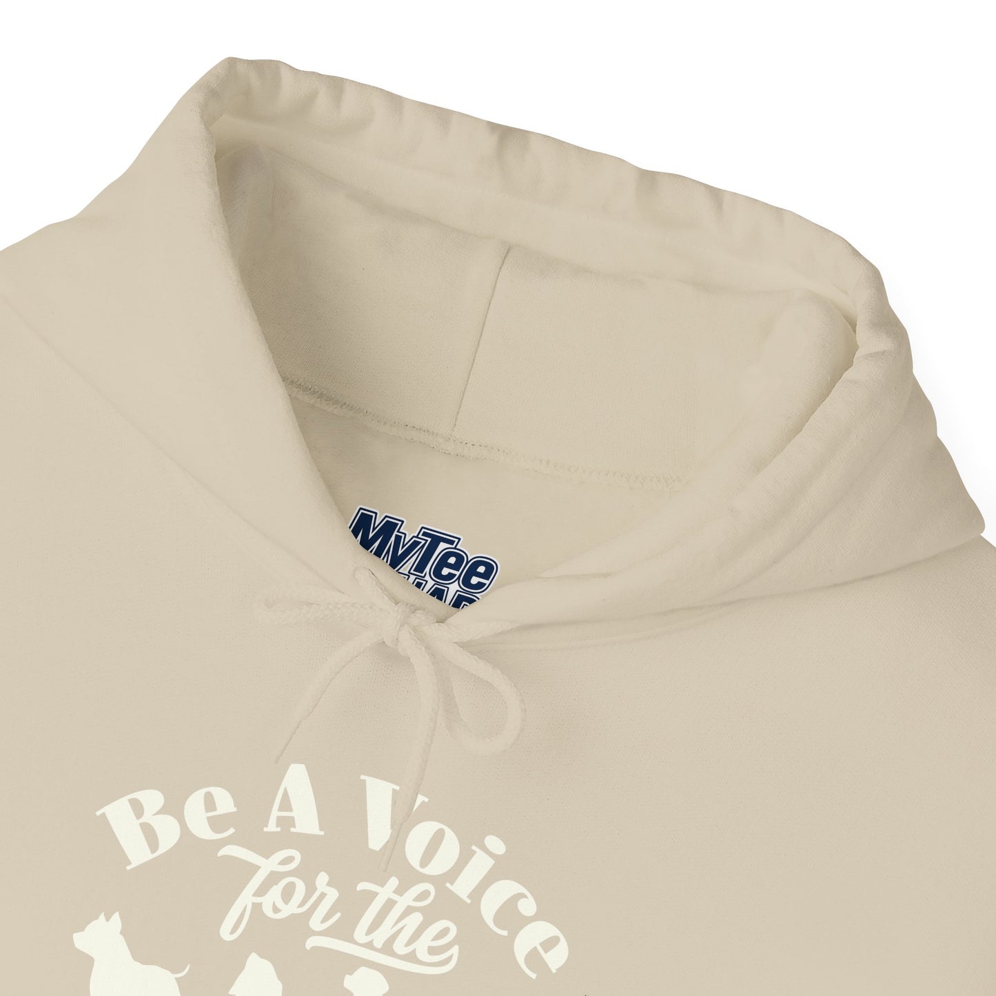 Be A Voice  For The Voiceless Unisex Hoodie – Animal Rescue Awareness