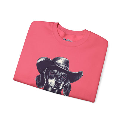 Dachshund Cowpoke Charm Sweatshirt – Soft Style With Attitude
