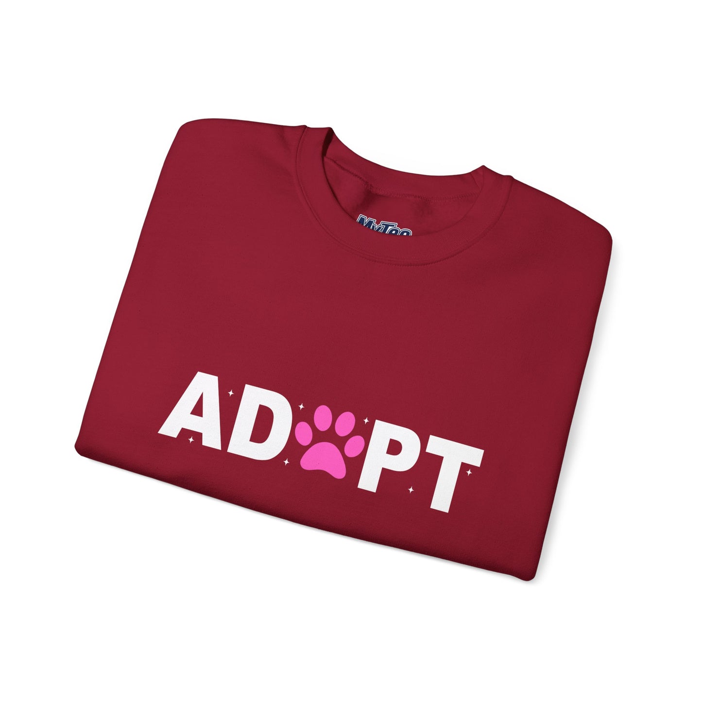 Adopt Themed Unisex Crewneck Sweatshirt - Comfortable Casual Wear