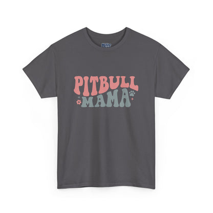 Pitbull Mama Tee – Cute Casual Shirt for Dog Moms & Pet Lovers