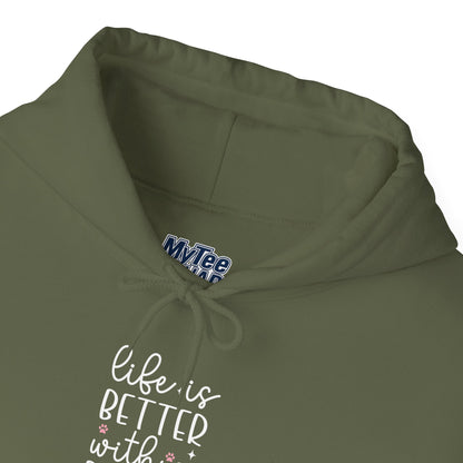 Life Is Better With A Rescue Dog Hoodie | Gifts For Pet Lover