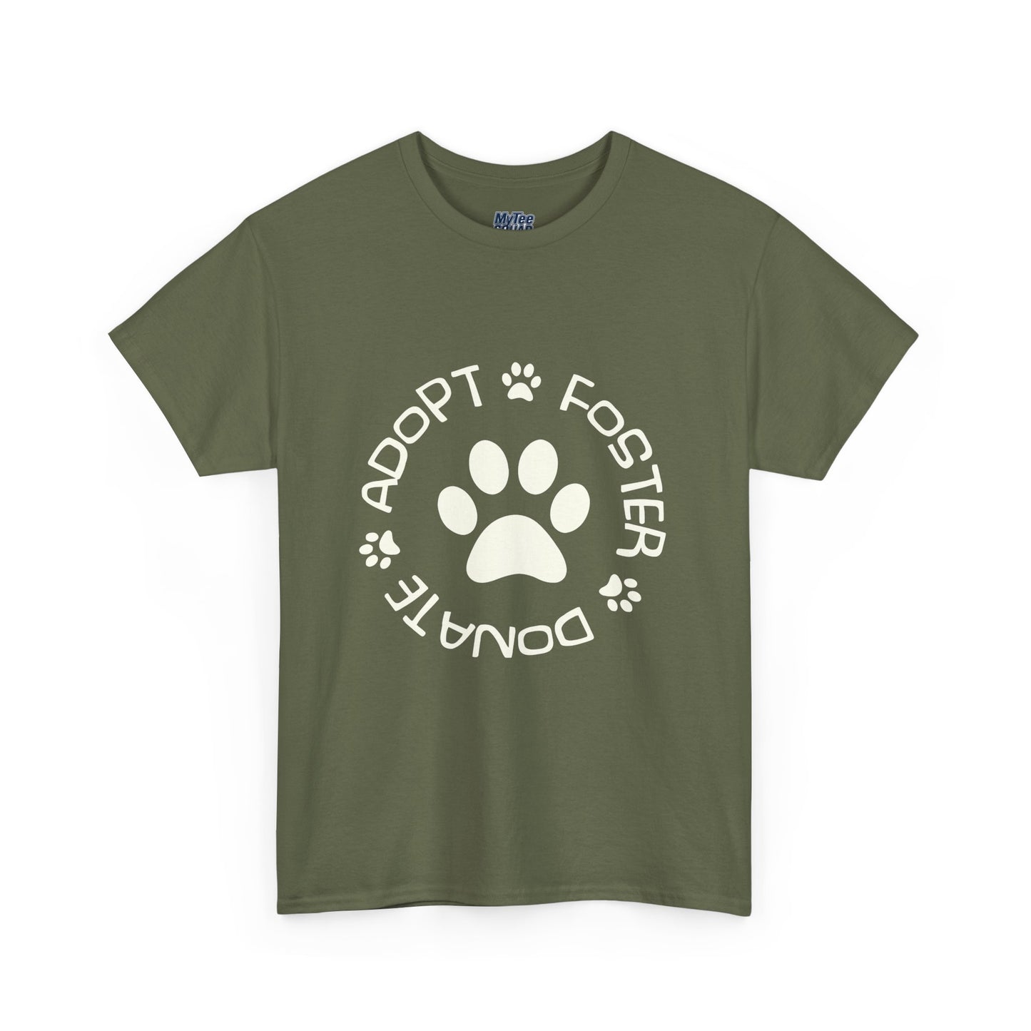 Adopt, Foster, Donate Unisex T-Shirt| Animal Rescue Support