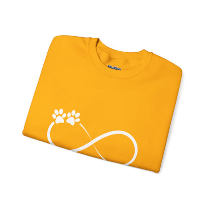 Infinity Paw Print Hoodie - Warm & Minimalist