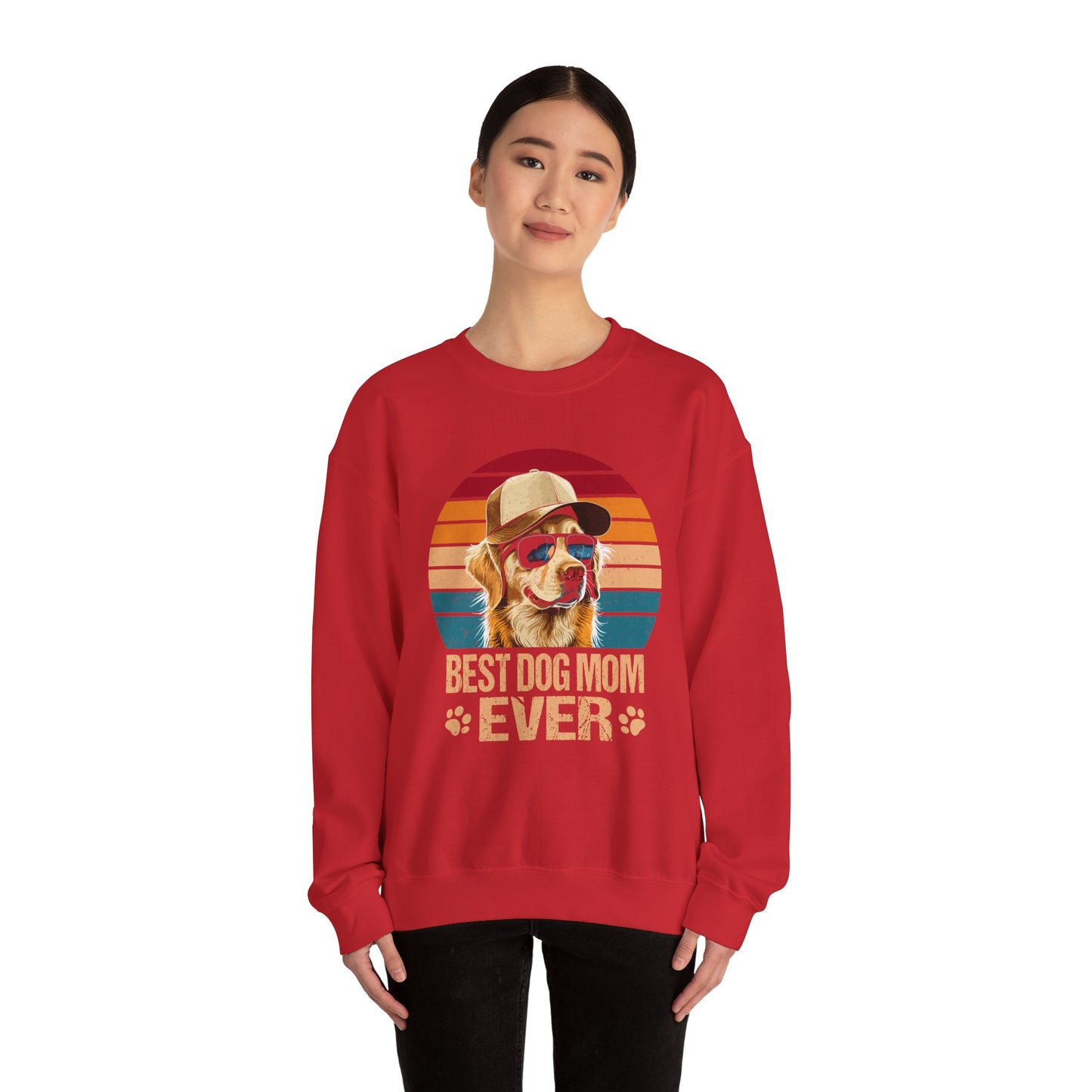 Best Dog Mom Ever Golden Retriever Sweatshirt