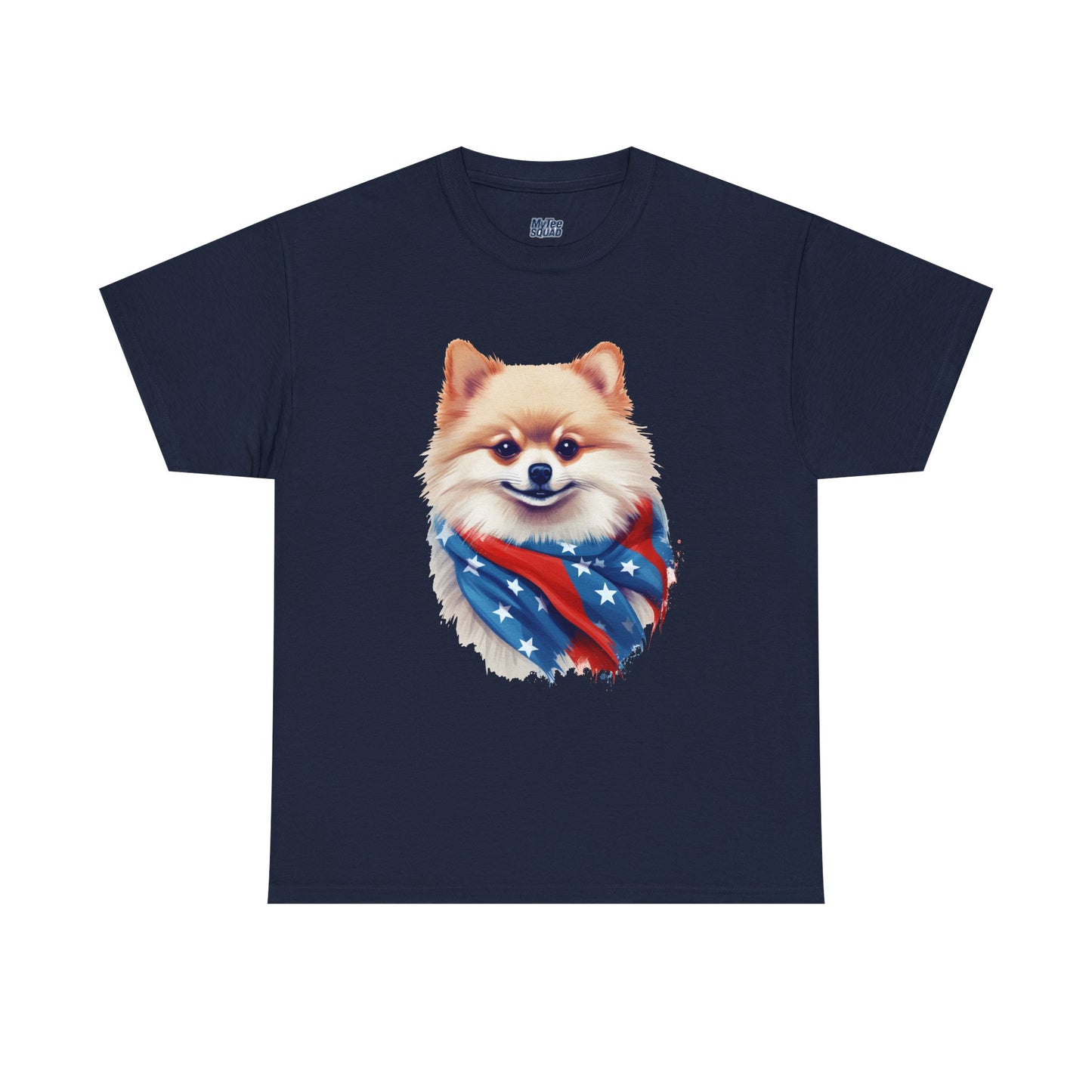 Patriotic pomeranian Unisex T-Shirt