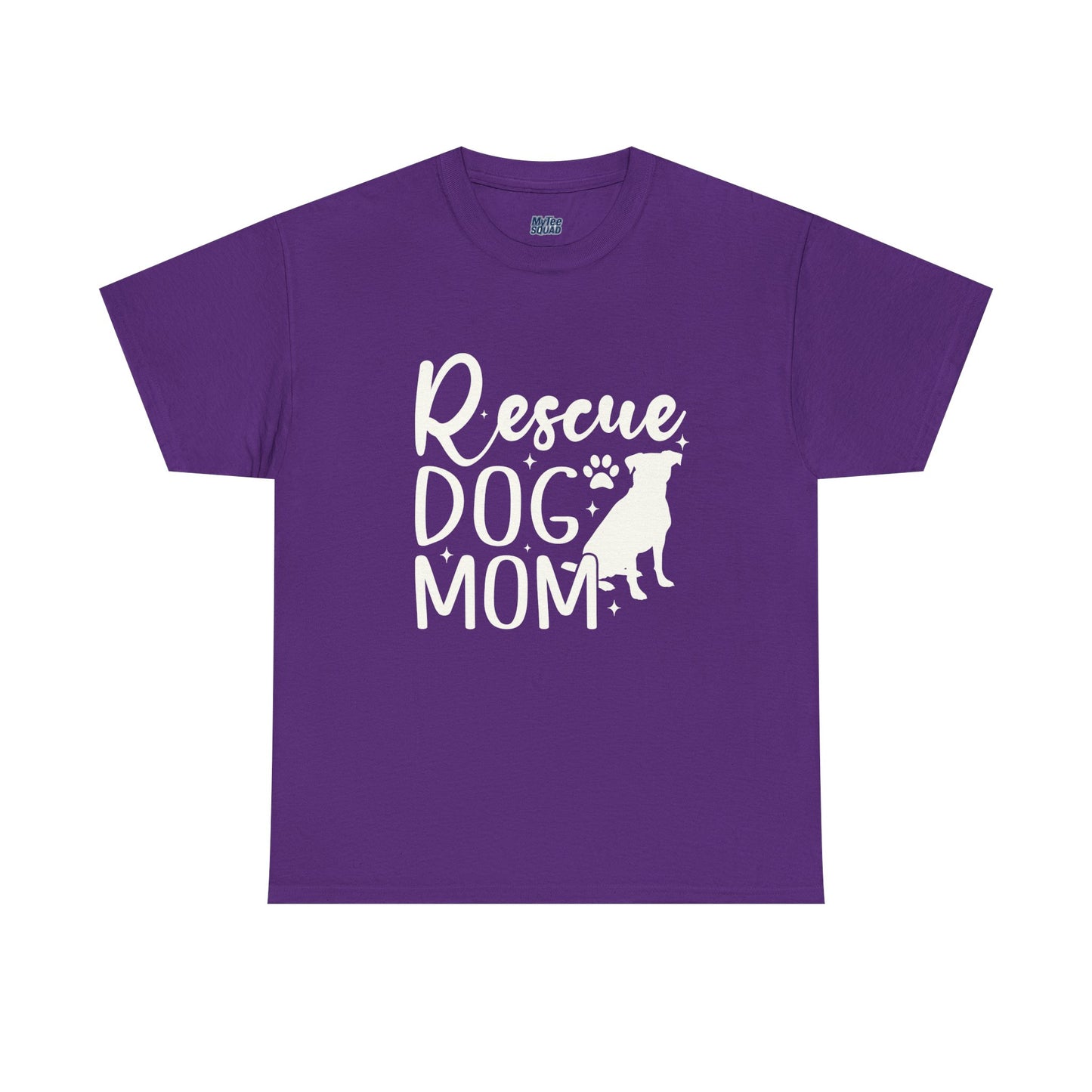 Rescue Dog Mom Cotton T-Shirt | Dog Lover