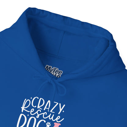 Crazy Rescue Dog Lady Hoodie - Perfect For Dog Mom