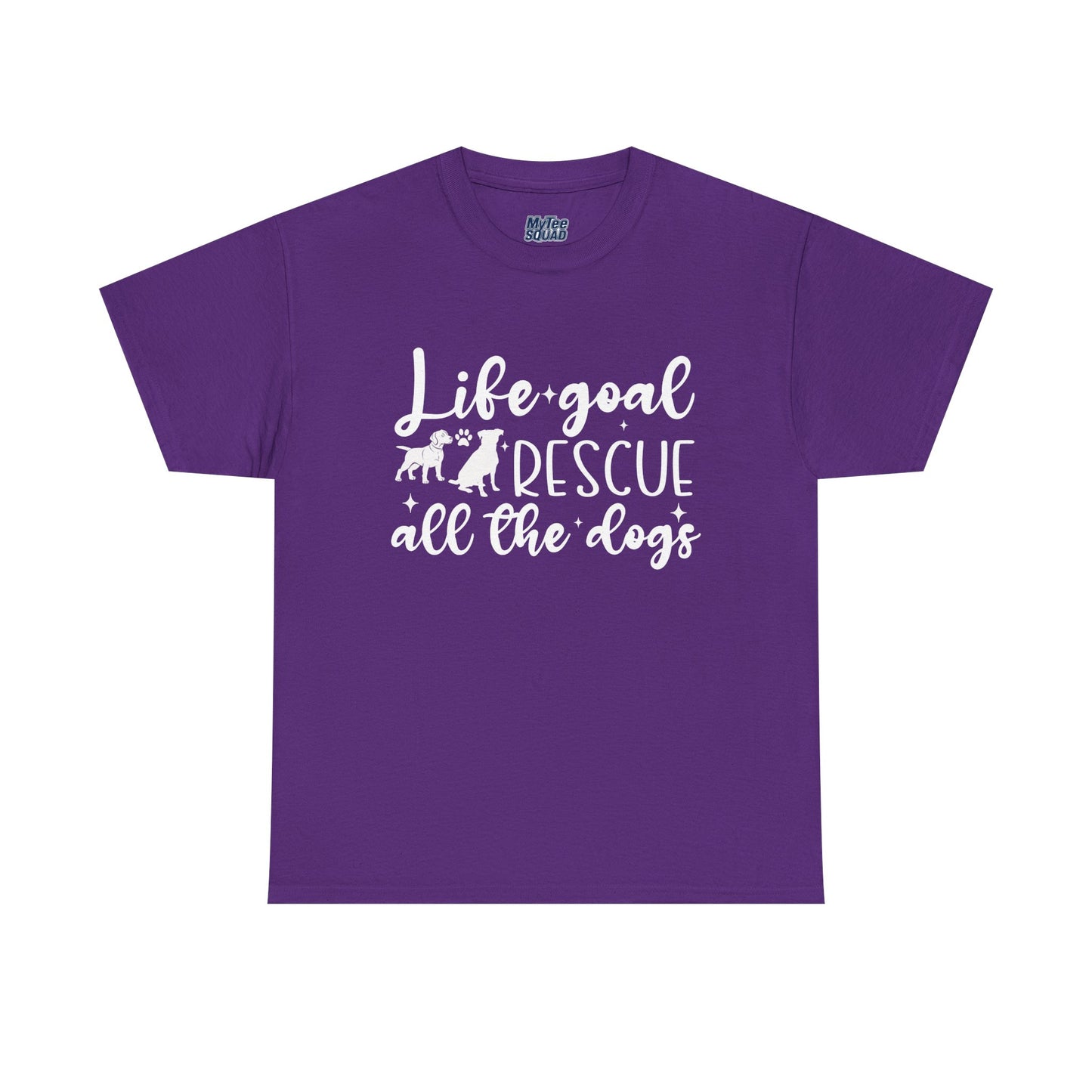 Life Goal Rescue All The Dogs Unisex T-Shirt - Perfect For Animal Lovers