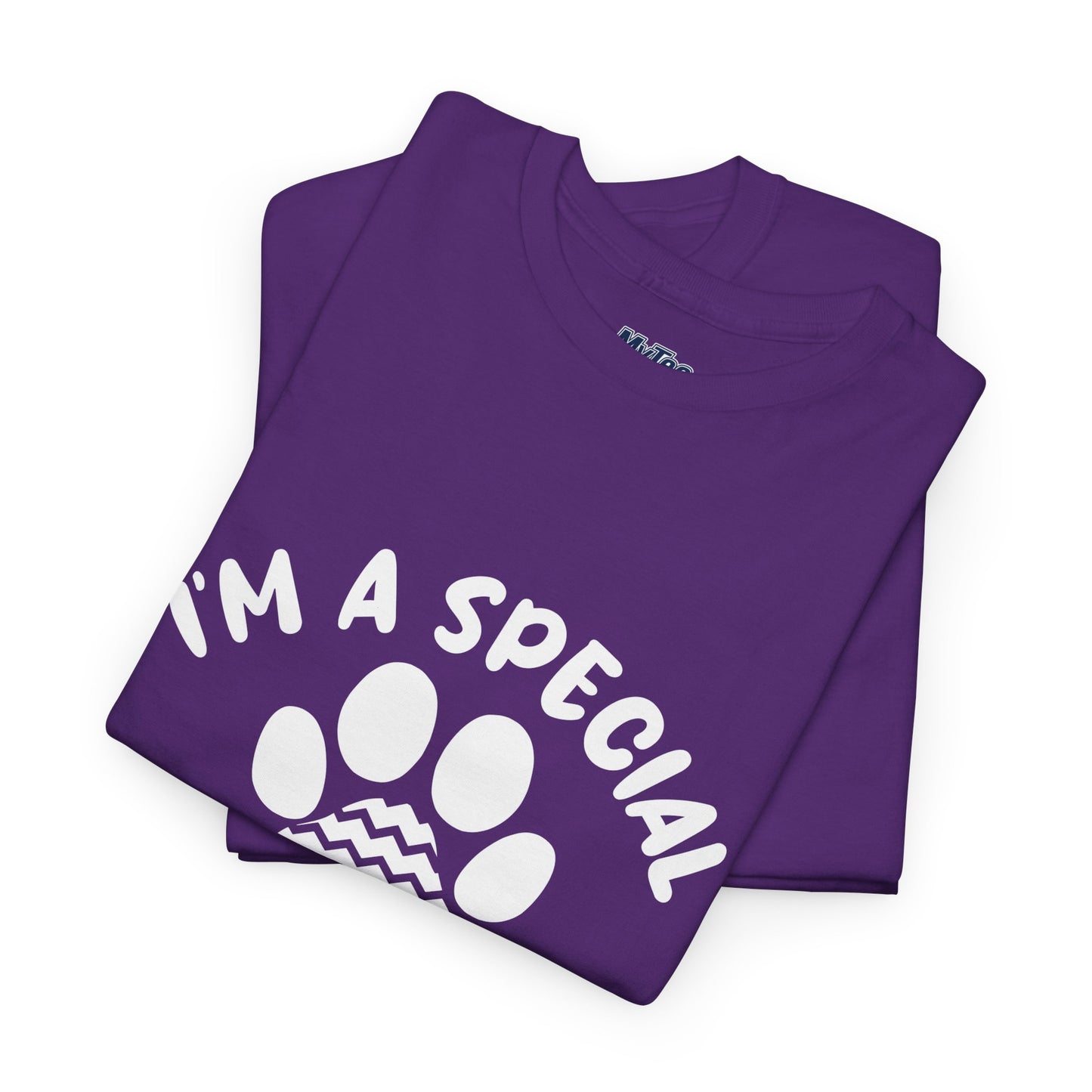 I'M A SPECIAL, DOG KIND OF SPECIAL Casual PAW Cotton T-shirt