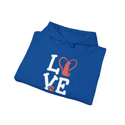 Love Cat Hoodie | Cozy Gift for Pet Lovers