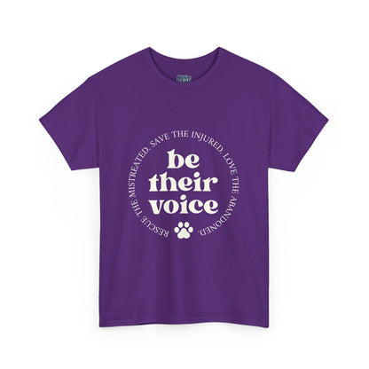 Be Their Voice T-Shirt – Animal Rights Advocate Tee