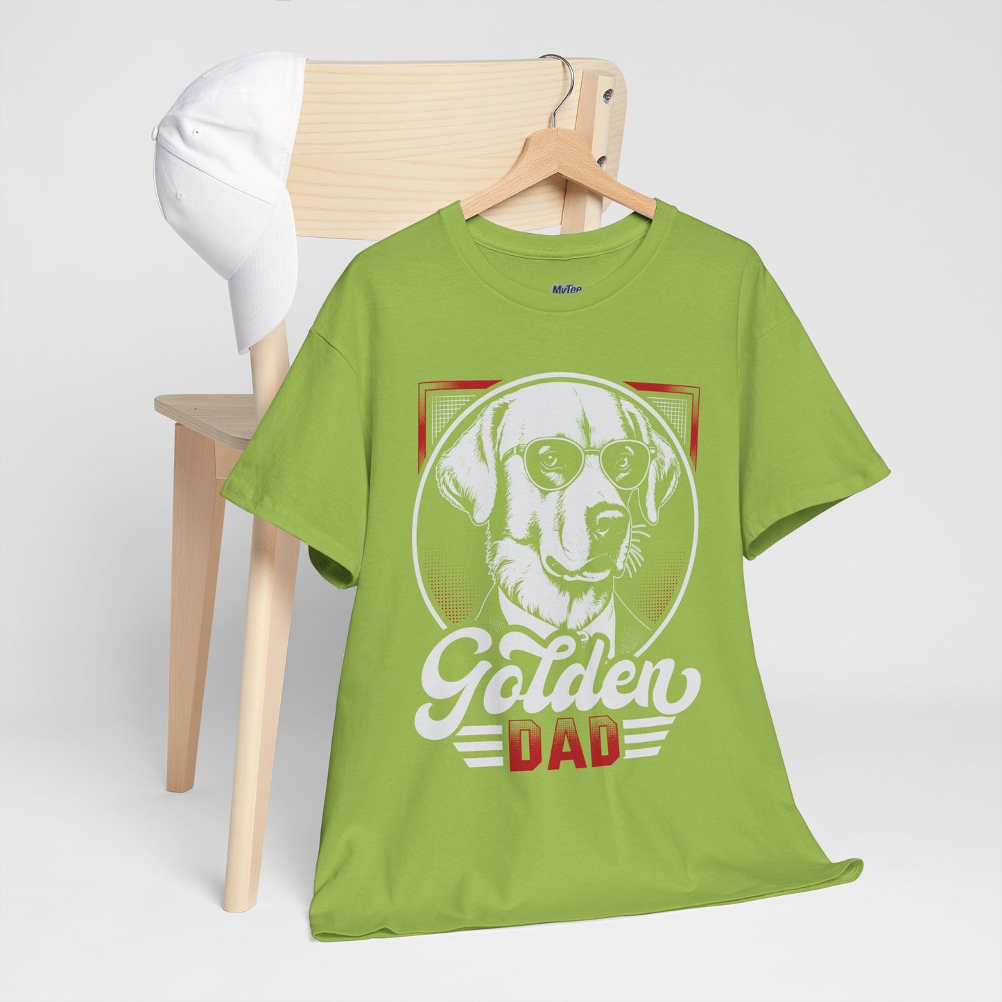 Golden Dad, Golden Retriever T-Shirt | Best For Dog Dad