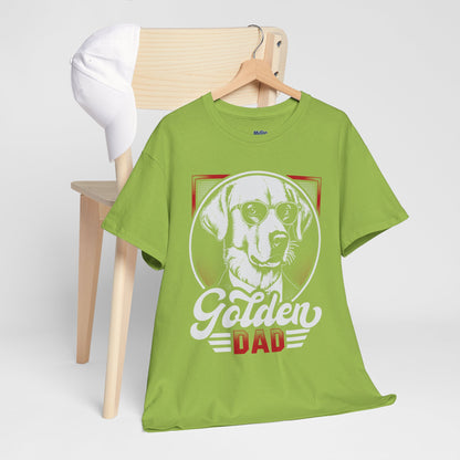 Golden Dad, Golden Retriever T-Shirt | Best For Dog Dad